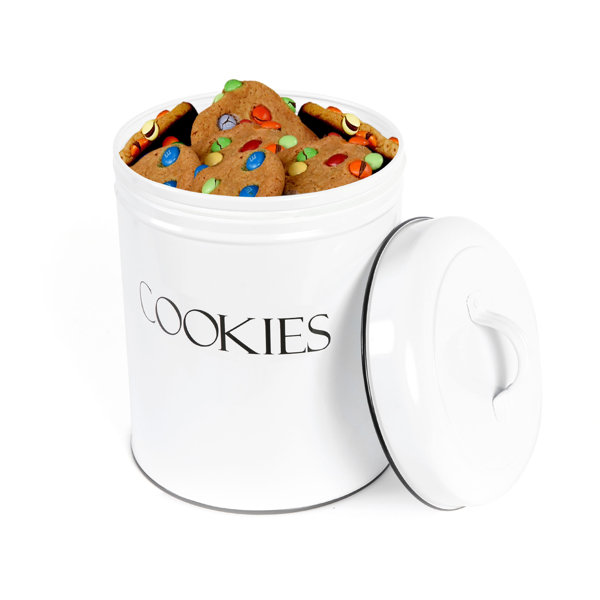 Vintage Cookie Jar with Bamboo Handle No Lid Home & Living Cookie Jars